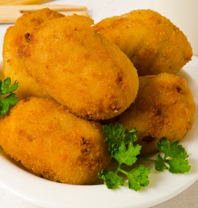 Croquette de jambon aux herbes