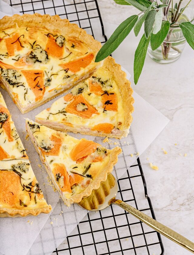 tarte saumon chèvre