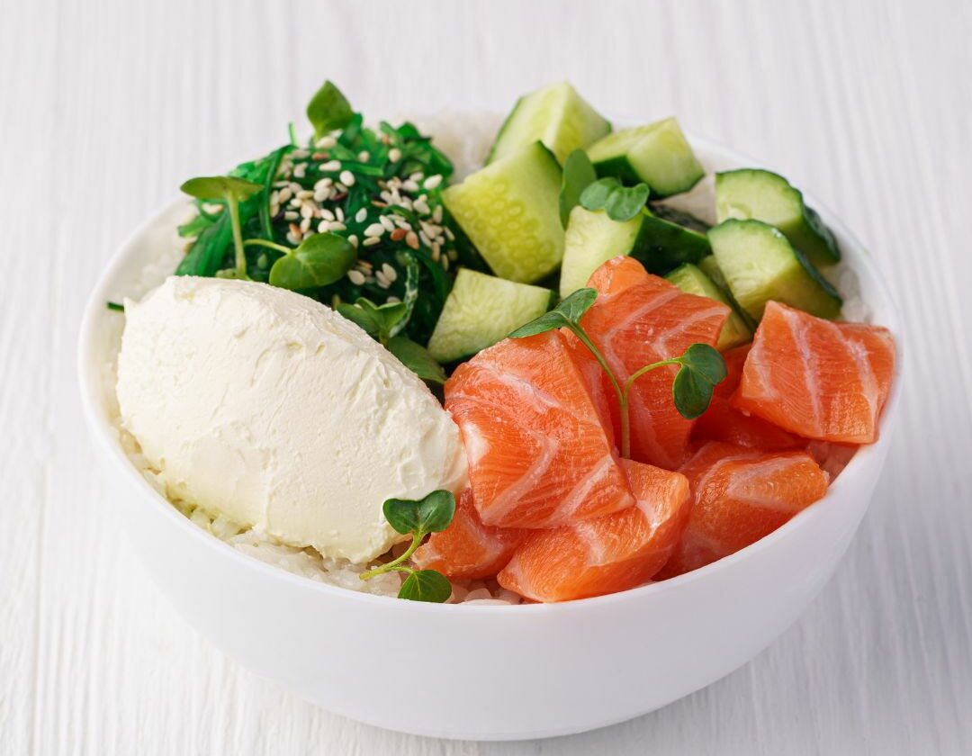 Chirashi saumon avocat