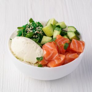 Chirashi saumon avocat