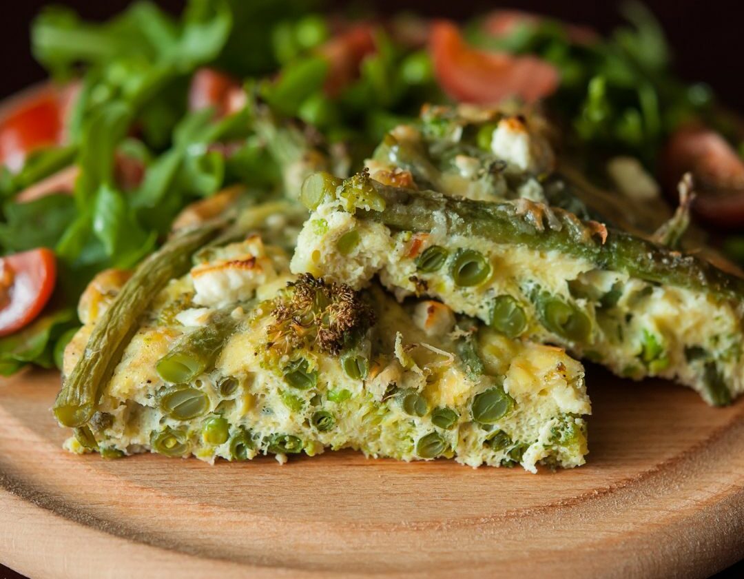 Frittata verte au four