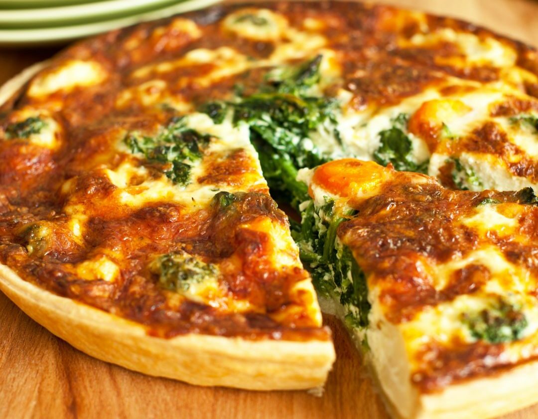 Quiche brocoli fromage frais