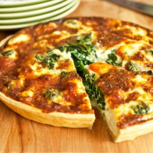 Quiche brocoli fromage frais