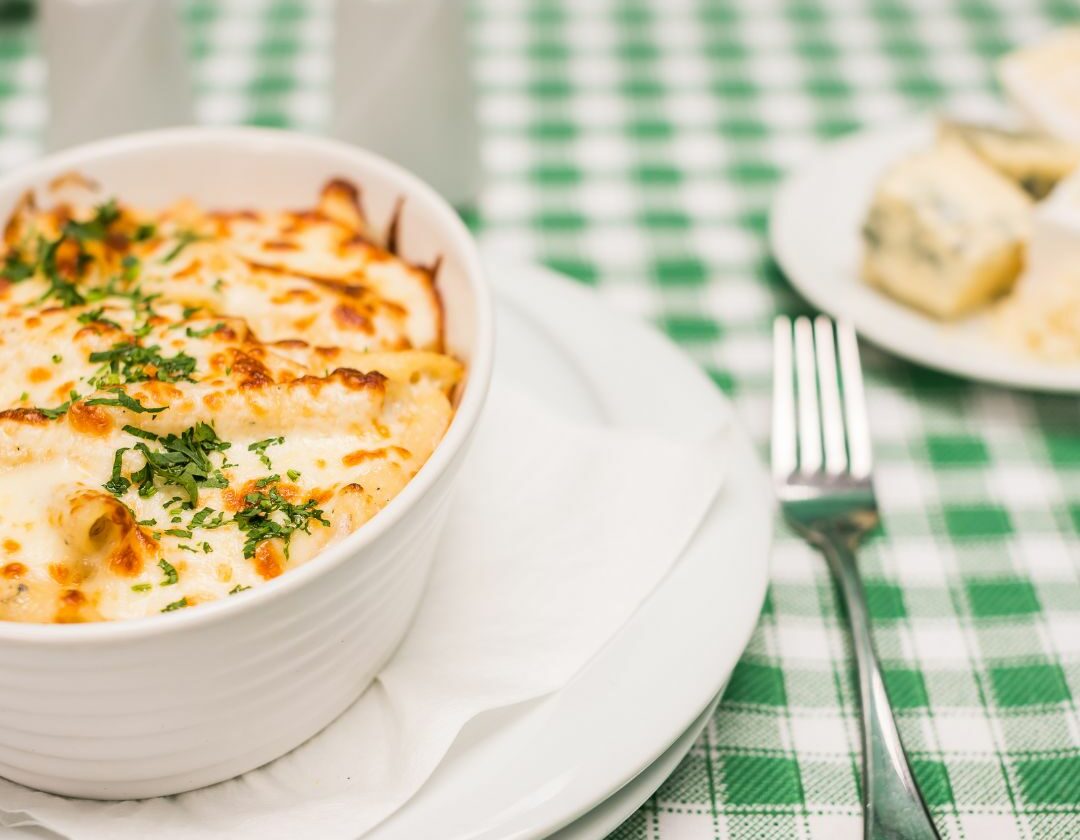 Gratin pomme de terre saumon fumé poireau