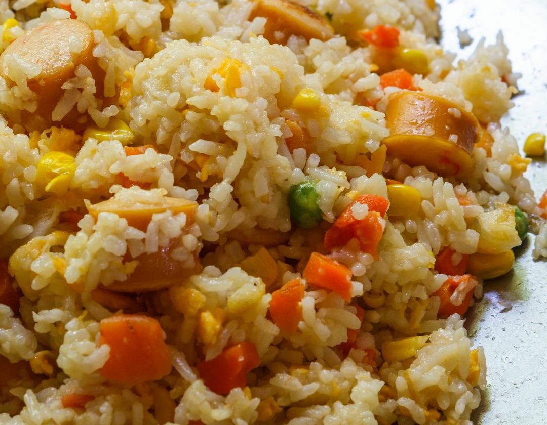 Riz sauté & légumes à la thaï