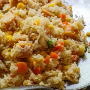 Riz sauté & légumes à la thaï